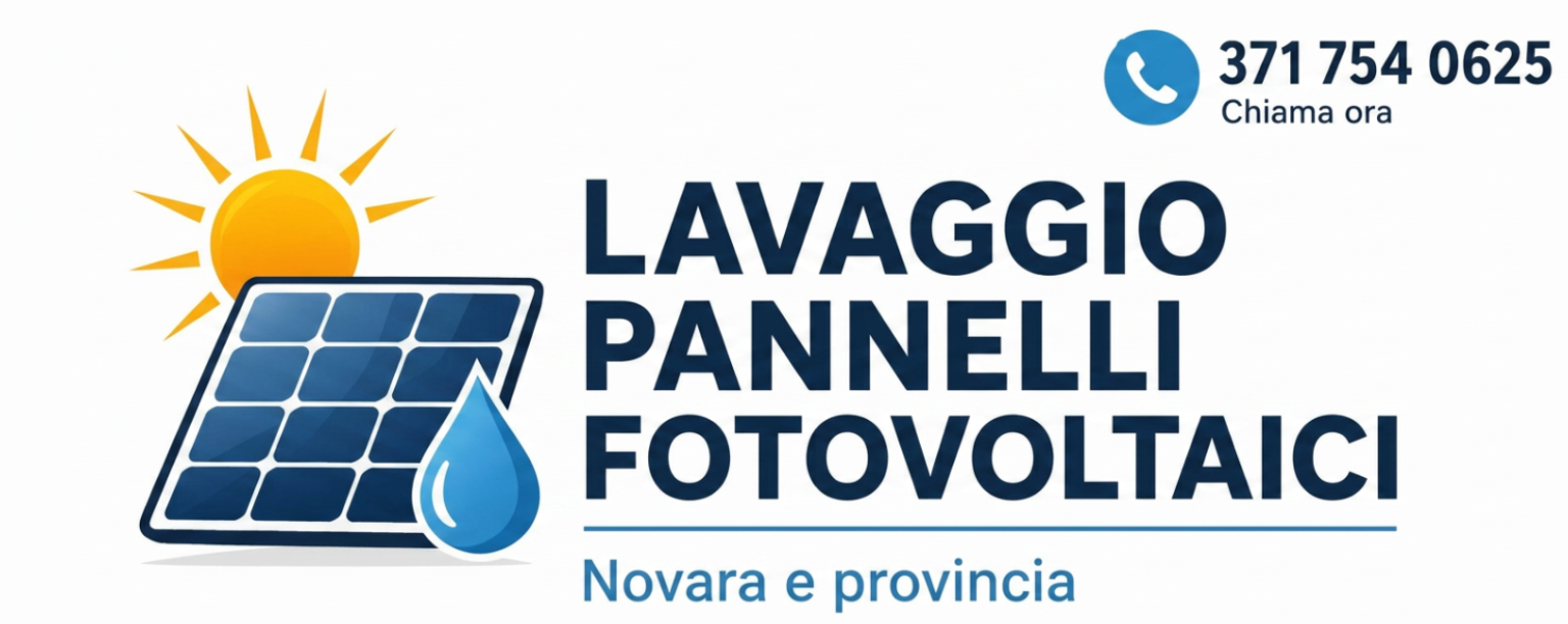 Lavaggio Pannelli Fotovoltaici Novara